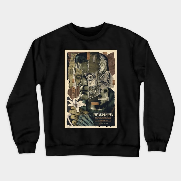 Frankenstein Crewneck Sweatshirt by aknuckle